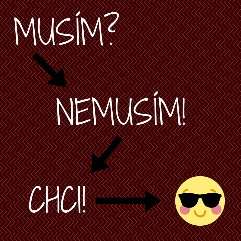 Musím? Nemusím! Chci!